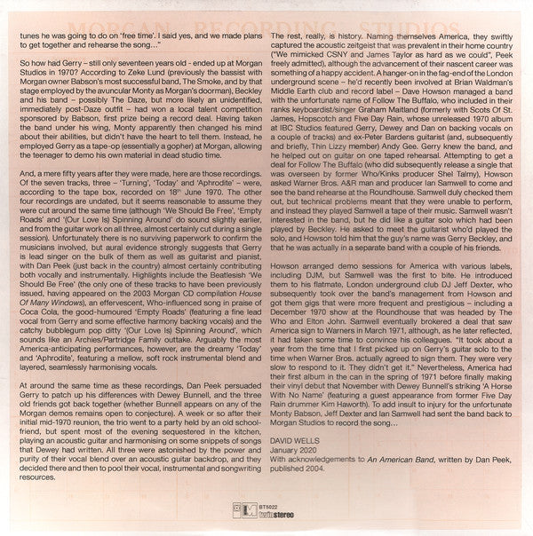 Gerry Beckley : Discovering America (10", 180 + CD)