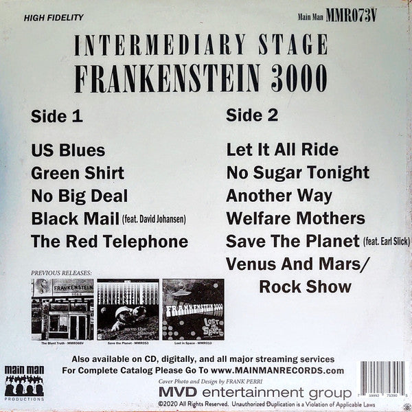 Frankenstein 3000 : Intermediary Stage (LP, Comp, Ltd)
