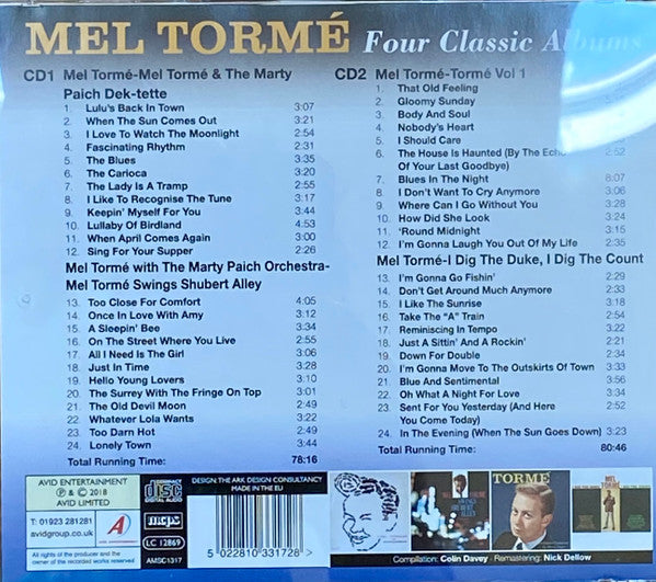 Mel Tormé : Four Classic Albums (2xCD, Comp)