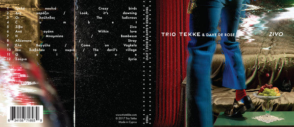 Trio Tekke, Dave De Rose : Zivo (CD, Album)