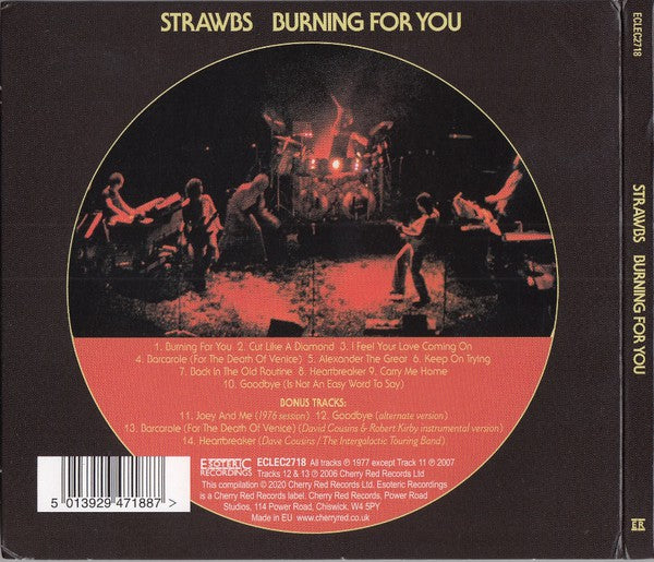 Strawbs : Burning For You (CD, Album, RE, RM)