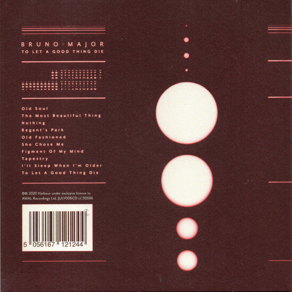 Bruno Major : To Let A Good Thing Die (CD, Album)
