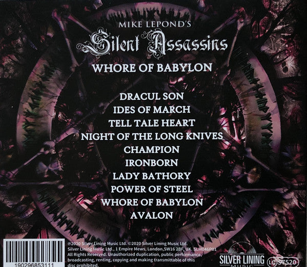 Mike Lepond's Silent Assassins : Whore Of Babylon (CD, Album)