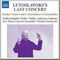 New Music Concerts Ensemble, Witold Lutoslawski : Lutosławski's Last Concert (CD)
