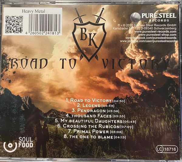 Black Knight (8) : Road To Victory (CD, Album)
