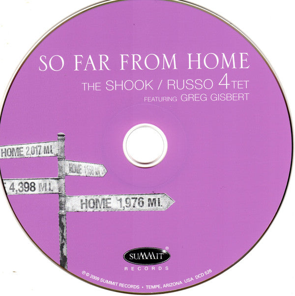 The Shook/Russo Quartet Featuring Greg Gisbert : So Far From Home (CD, Album)