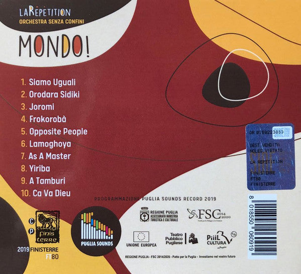 Orchestra Senza Confini : LaRepetition Mondo! (CD, Album)