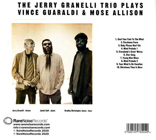Jerry Granelli Trio : The Jerry Granelli Trio Plays Vince Guaraldi & Mose Allison (CD, Album)