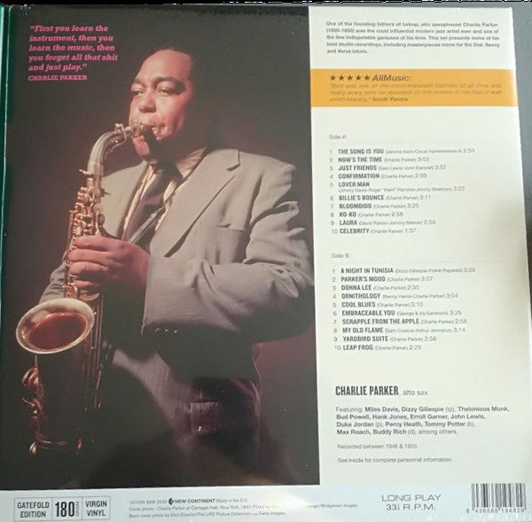 Charlie Parker : The Hits (LP, Comp, Ltd, 180)