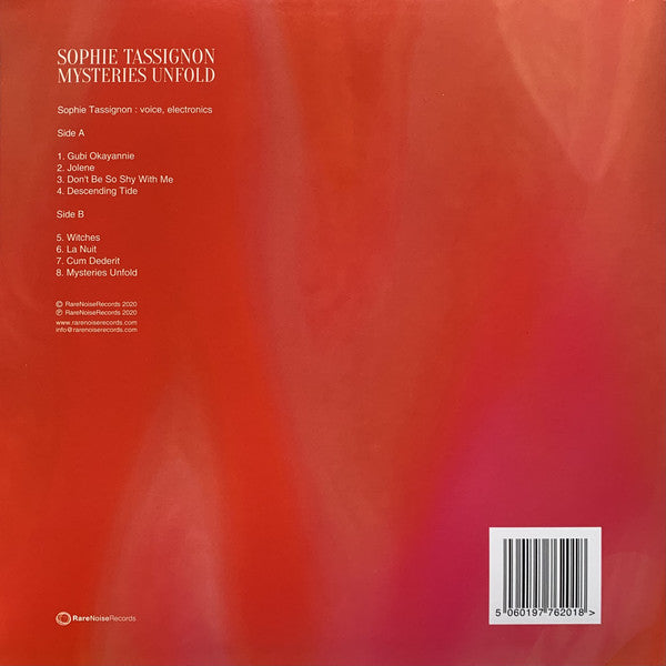 Sophie Tassignon : Mysteries Unfold (LP, Album)