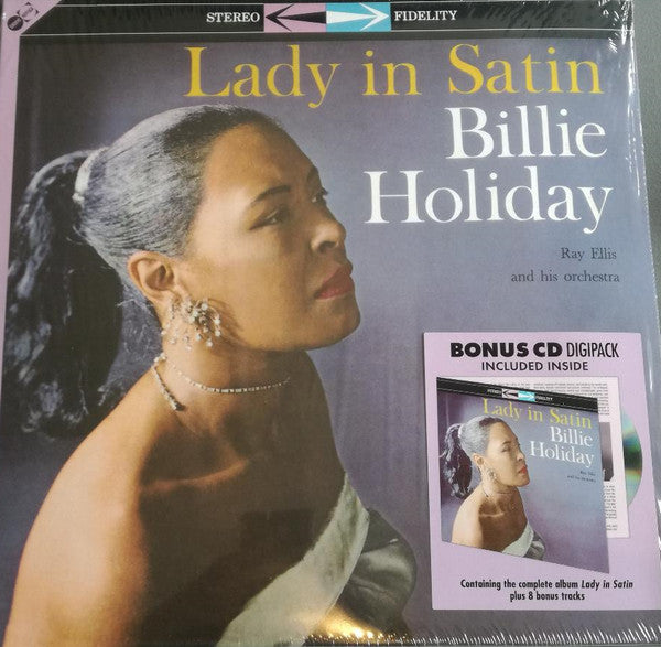 Billie Holiday With Ray Ellis And His Orchestra : Lady In Satin (LP, Album, RE, RM + CD, Album, RE, RM)