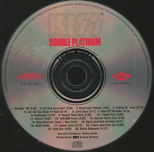 Kiss : Double Platinum (CD, Comp, RE, RM)