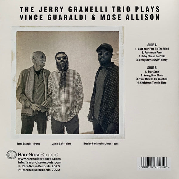 Jerry Granelli Trio : The Jerry Granelli Trio Plays Vince Guaraldi & Mose Allison (LP, Album, Blu)