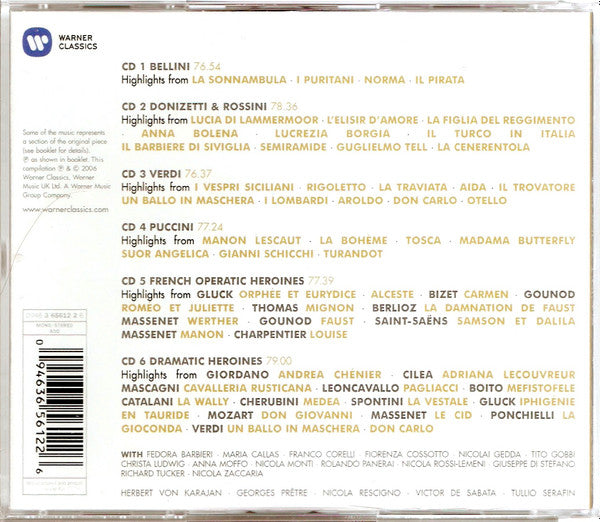 Maria Callas : One Hundred Best Classics (6xCD, Comp)