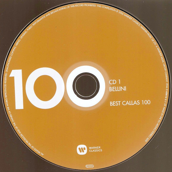 Maria Callas : One Hundred Best Classics (6xCD, Comp)