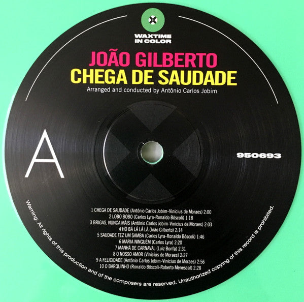 João Gilberto : Chega De Saudade (LP, Album, Ltd, RE, Gre)