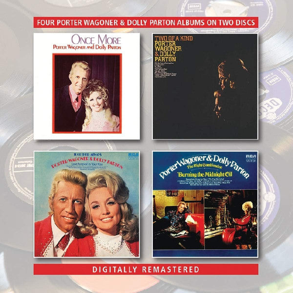 Porter Wagoner And Dolly Parton : Once More/Two Of A Kind/ The Right Combination.../Together Always (2xCD, Comp)