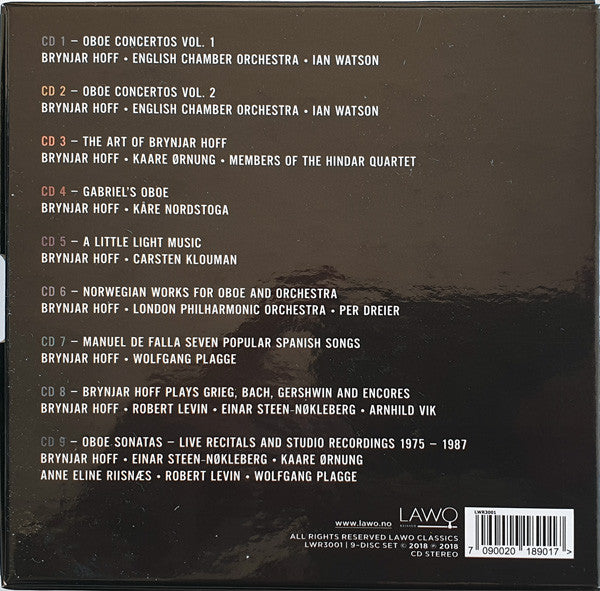 Brynjar Hoff : The Art Of Brynjar Hoff - Brynjar Hoff Oboe (CD, Comp, Box)