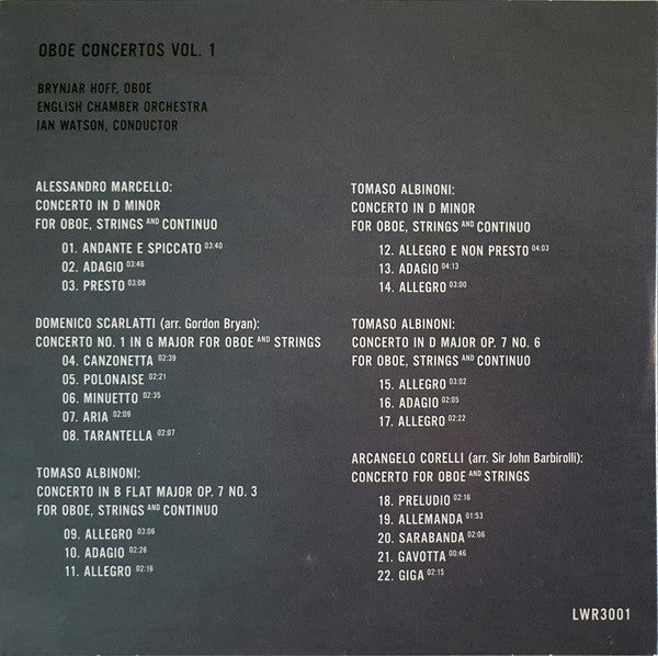 Brynjar Hoff : The Art Of Brynjar Hoff - Brynjar Hoff Oboe (CD, Comp, Box)