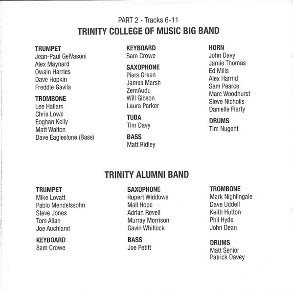 Stan Kenton And His Orchestra, Trinity Big Band, Trinity Alumni Big Band & Trinity Symphony Orchestra : Concert Impressions (2xCD)