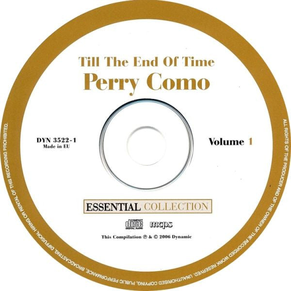 Perry Como : Till The End Of Time  (3xCD, Comp)