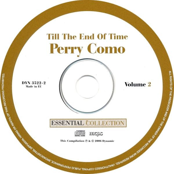 Perry Como : Till The End Of Time  (3xCD, Comp)