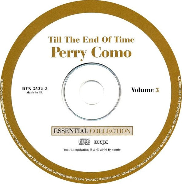 Perry Como : Till The End Of Time  (3xCD, Comp)