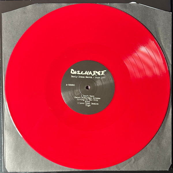 Discharge : Early Demos - March / June 1977 (LP, Comp, Ltd, RE, Red)