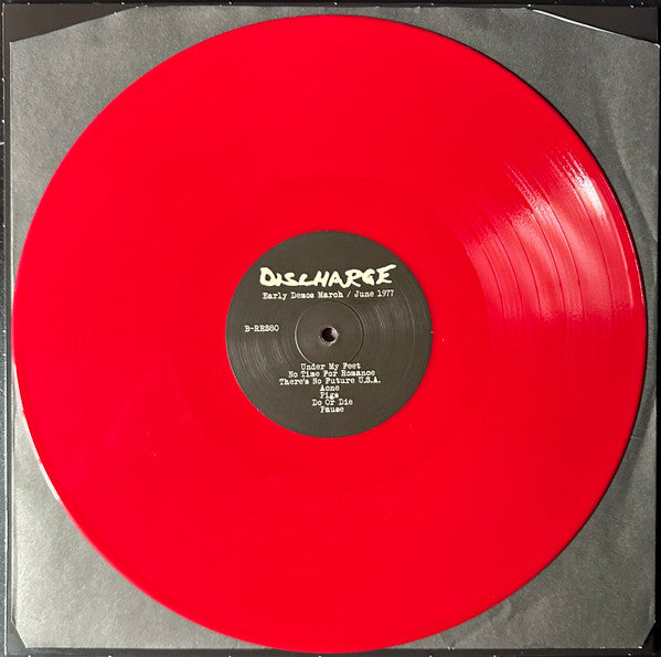Discharge : Early Demos - March / June 1977 (LP, Comp, Ltd, RE, Red)