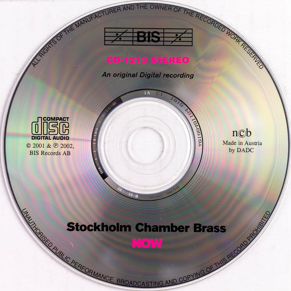 Stockholm Chamber Brass : Now (CD, Album)