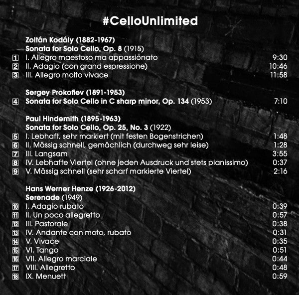 Daniel Müller-Schott : #CelloUnlimited (CD, Album)