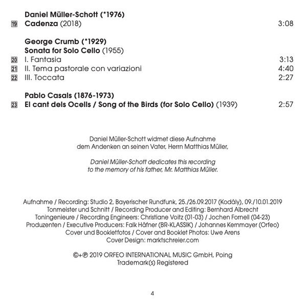 Daniel Müller-Schott : #CelloUnlimited (CD, Album)