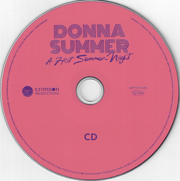 Donna Summer : A Hot Summer Night (CD, Album, RM + DVD-V, RM, NTSC)