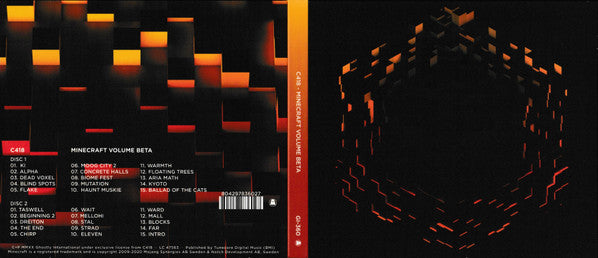 C418 : Minecraft Volume Beta (2xCD, Album, Dig)