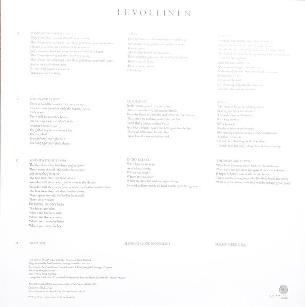 Lost Left : Levollinen (2xLP, Album, Ltd, Num, Lim)