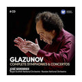 Alexander Glazunov, Jose Serebrier, Royal Scottish National Orchestra, Russian National Orchestra : Complete Symphonies & Concertos (8xCD, Comp + Box, RE)