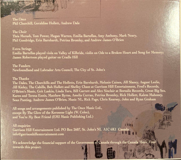 The Once : Row Upon Row of the People They Know (CD, Album, Dig)