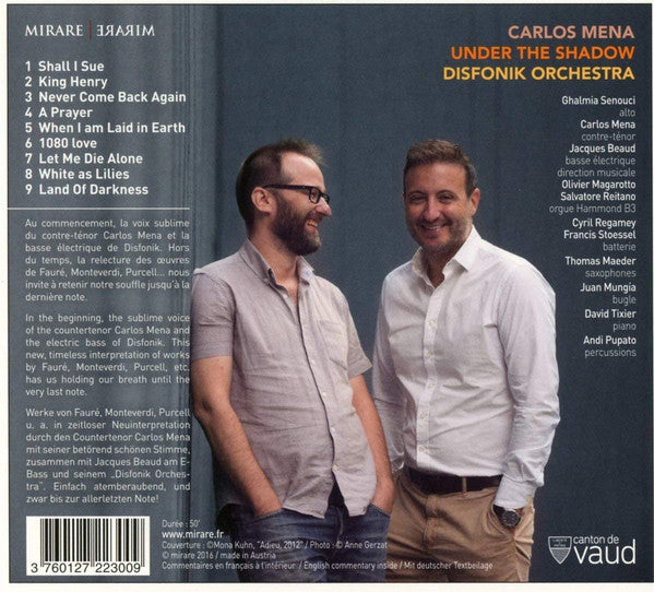 Carlos Mena (2), Disfonik Orchestra : Under The Shadow (CD, Album)