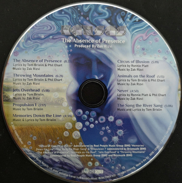 Kansas (2) : The Absence Of Presence (CD, Album + Blu-ray, Blu-ray-A, Album, Multichanne)