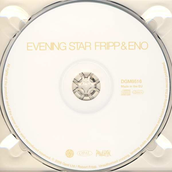 Fripp & Eno : Evening Star (CD, Album, RE, RM, Dig)
