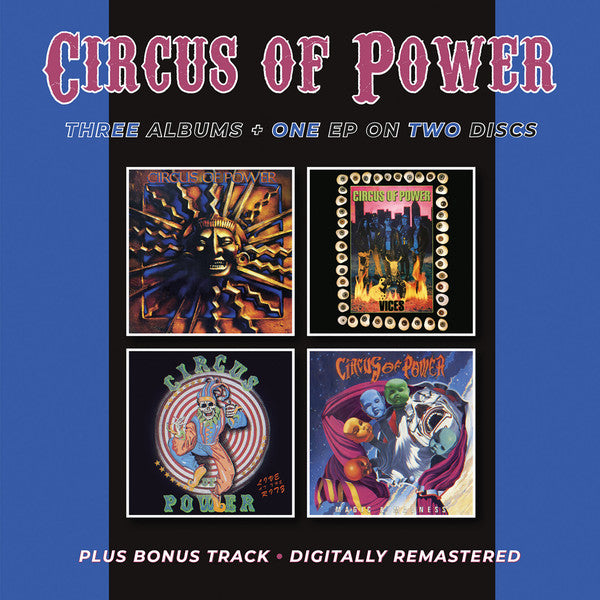 Circus Of Power : Circus Of Power / Vices / Live At The Ritz / Magic & Madness (2xCD, Comp, RM)