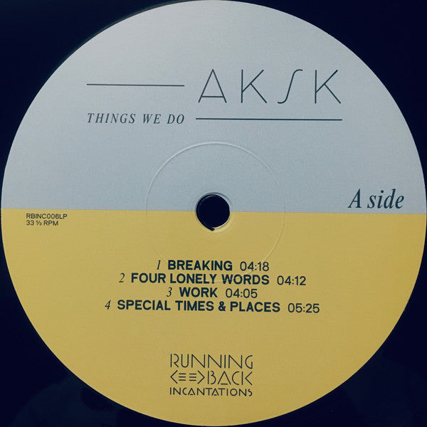 AKSK : Things We Do (LP, Album)