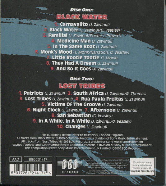 The Zawinul Syndicate : Black Water / Lost Tribes (2xCD, Comp)