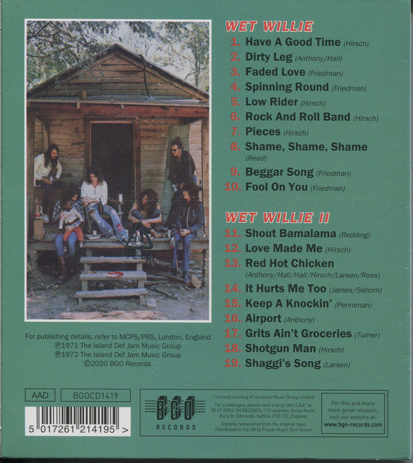 Wet Willie : Wet Willie / Wet Willie II (CD, Comp, RM)