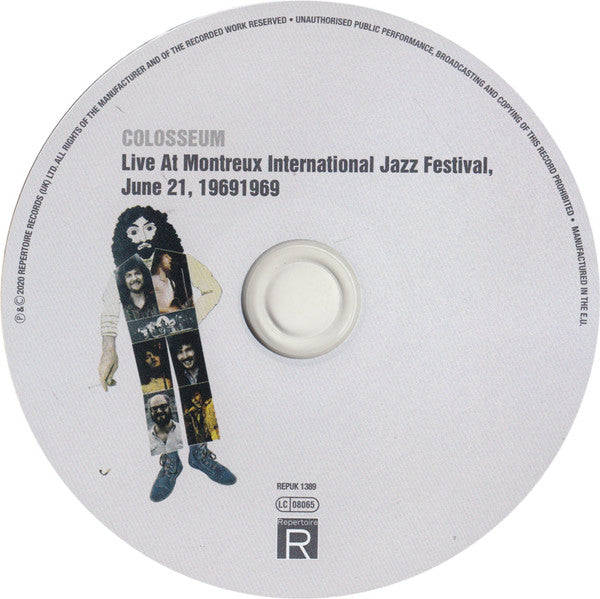 Colosseum : Festival International De Jazz Montreux Suisse 18 - 22 Juin 1969 (CD, Album, RM)