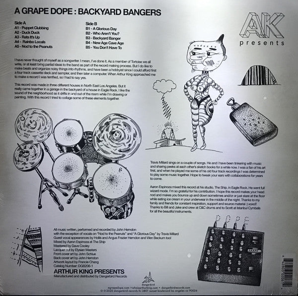 A Grape Dope : Backyard Bangers (LP, Album)