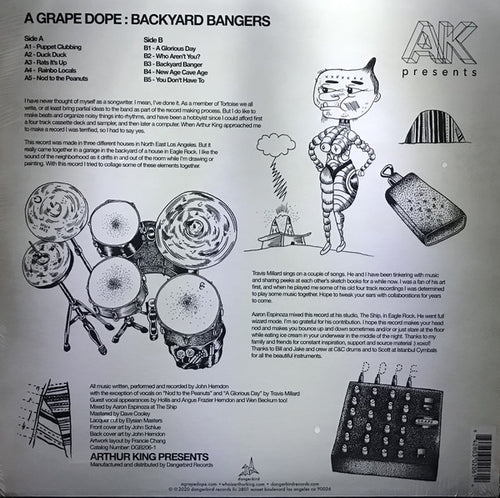 A Grape Dope : Backyard Bangers (LP, Album)