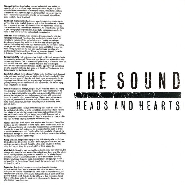 The Sound (2) : Heads And Hearts (LP, Album, RE, Cle)