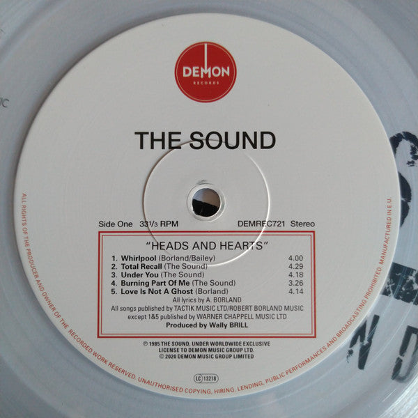 The Sound (2) : Heads And Hearts (LP, Album, RE, Cle)