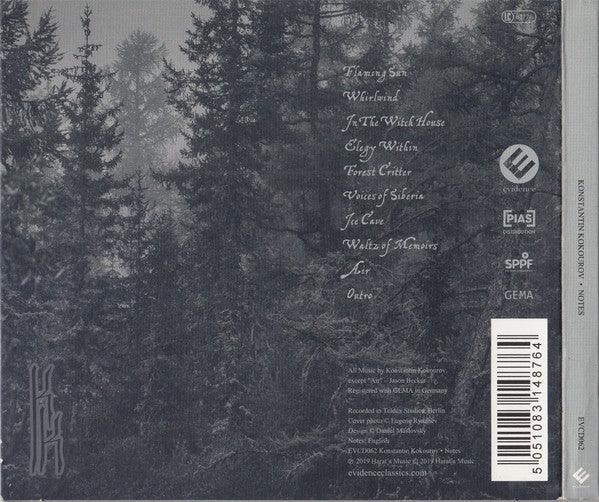 Konstantin Kokourov : Notes (CD, Album)
